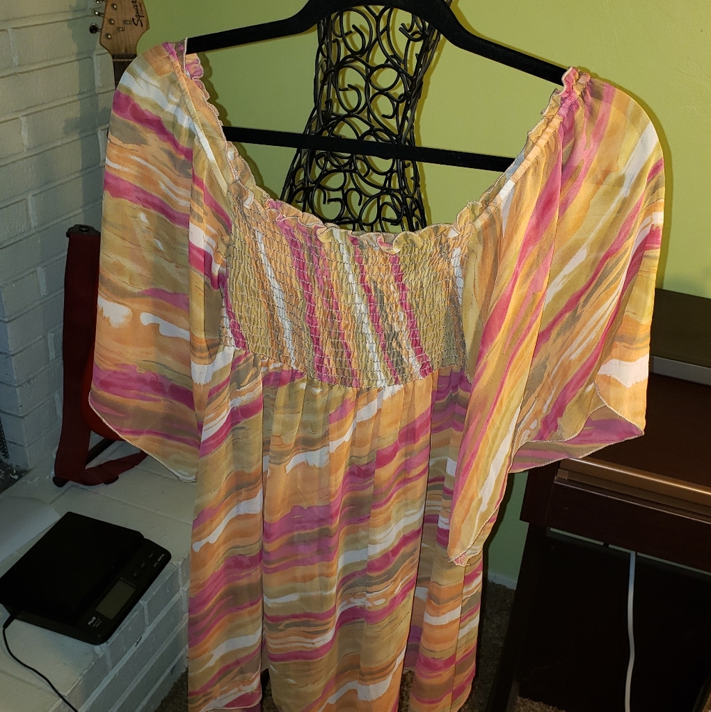 Cenit Knit Sheer Blouse, size Small